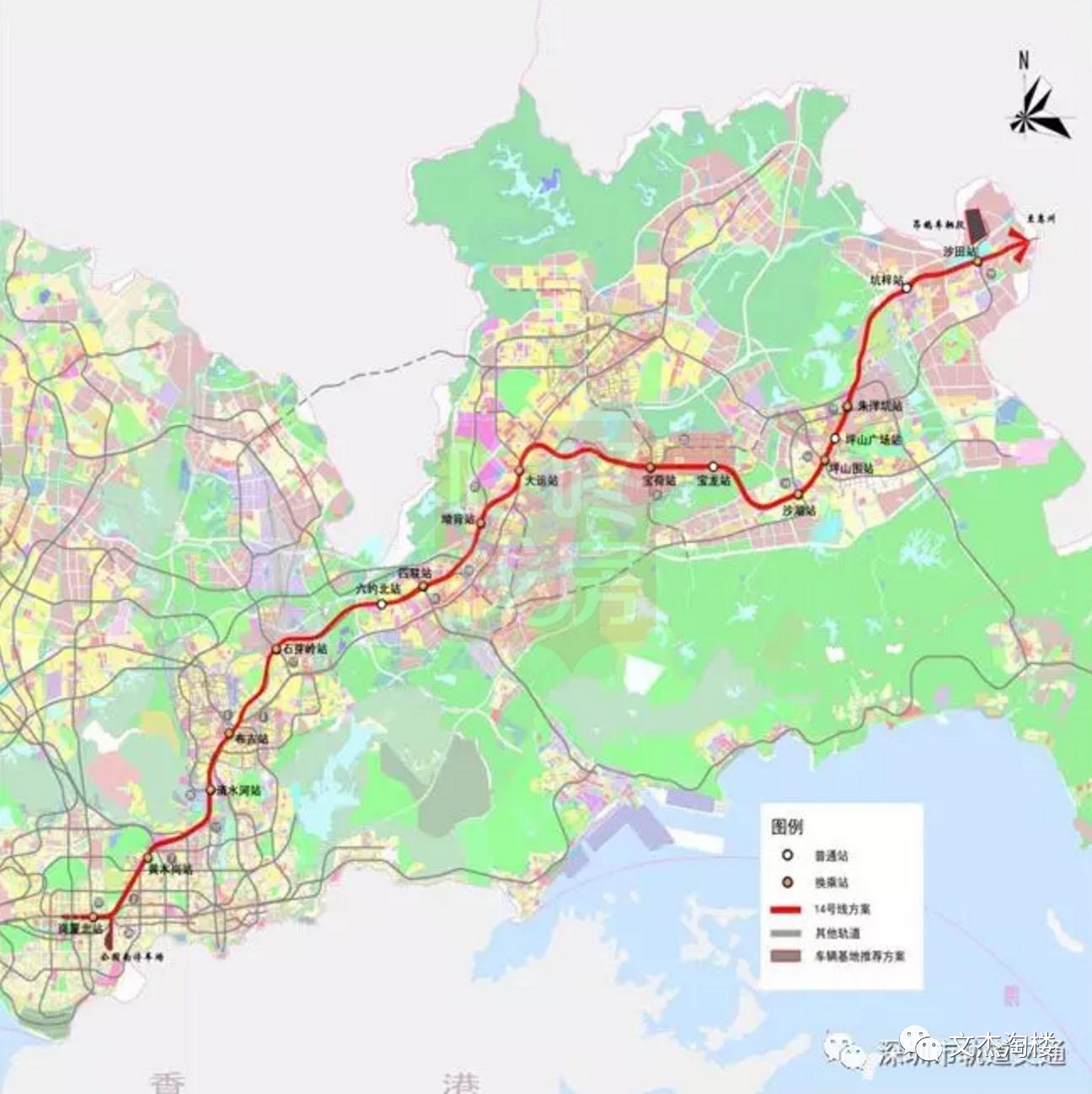 下面,有几张图高清大图非常重要, 惠州地铁近期图 惠州地铁与深圳