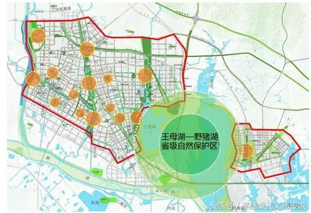 孝感最新城市规划图出炉