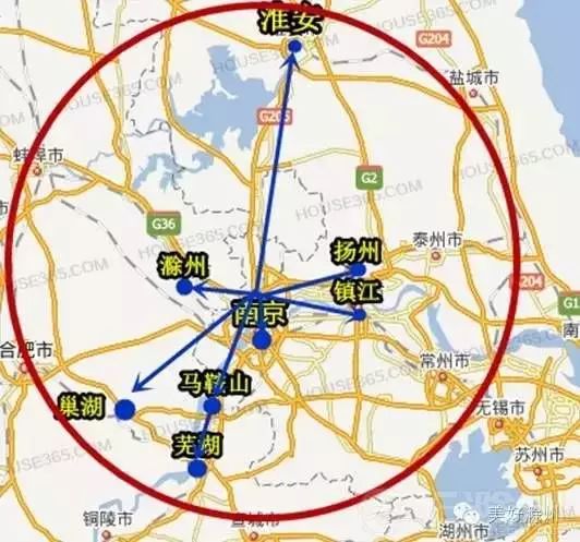 四, 滁州至南京轨交项目有了实质进展 作为距离南京市区最近的安徽设