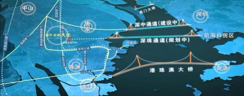 深中通道去年9月份全面开建,预计2024年建成通车,到时珠海到深圳仅需1