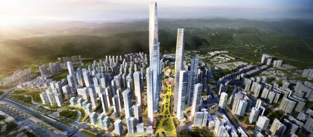 商务核心区项目建设,布吉更是计划建设成为以680米高布吉塔为核心的