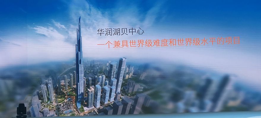 了华南大区2018年品牌战略发布会,会上曝光了华润湖贝塔项目最新规划!