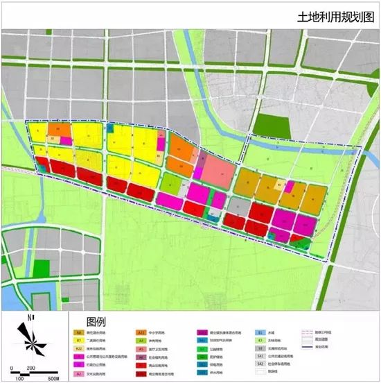 董家口港城东部区域(南片区)控制性详细规划 规划范围 本规划四至