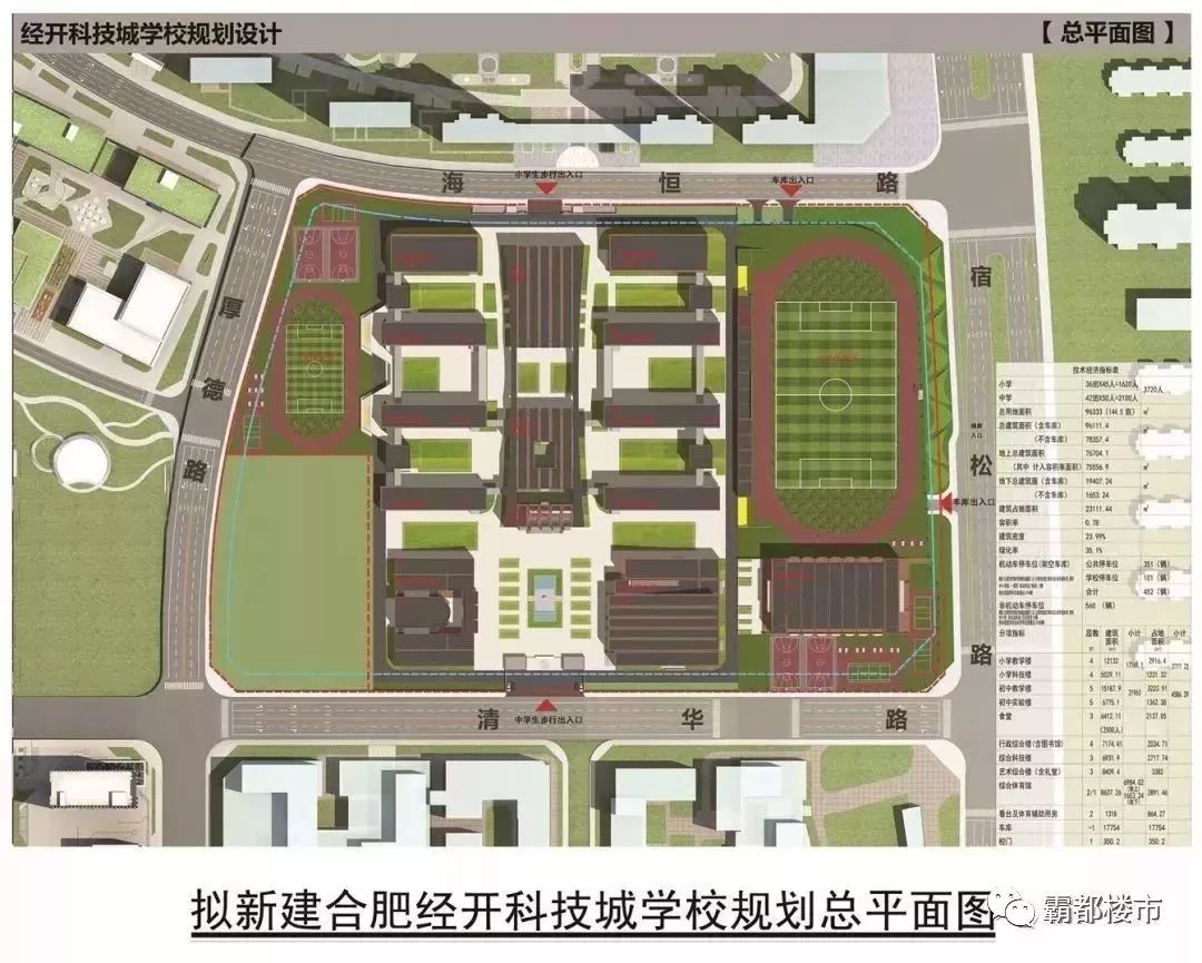 此外,由 合肥市与清华附中合作的经开科技城学校规划方案已获审批并