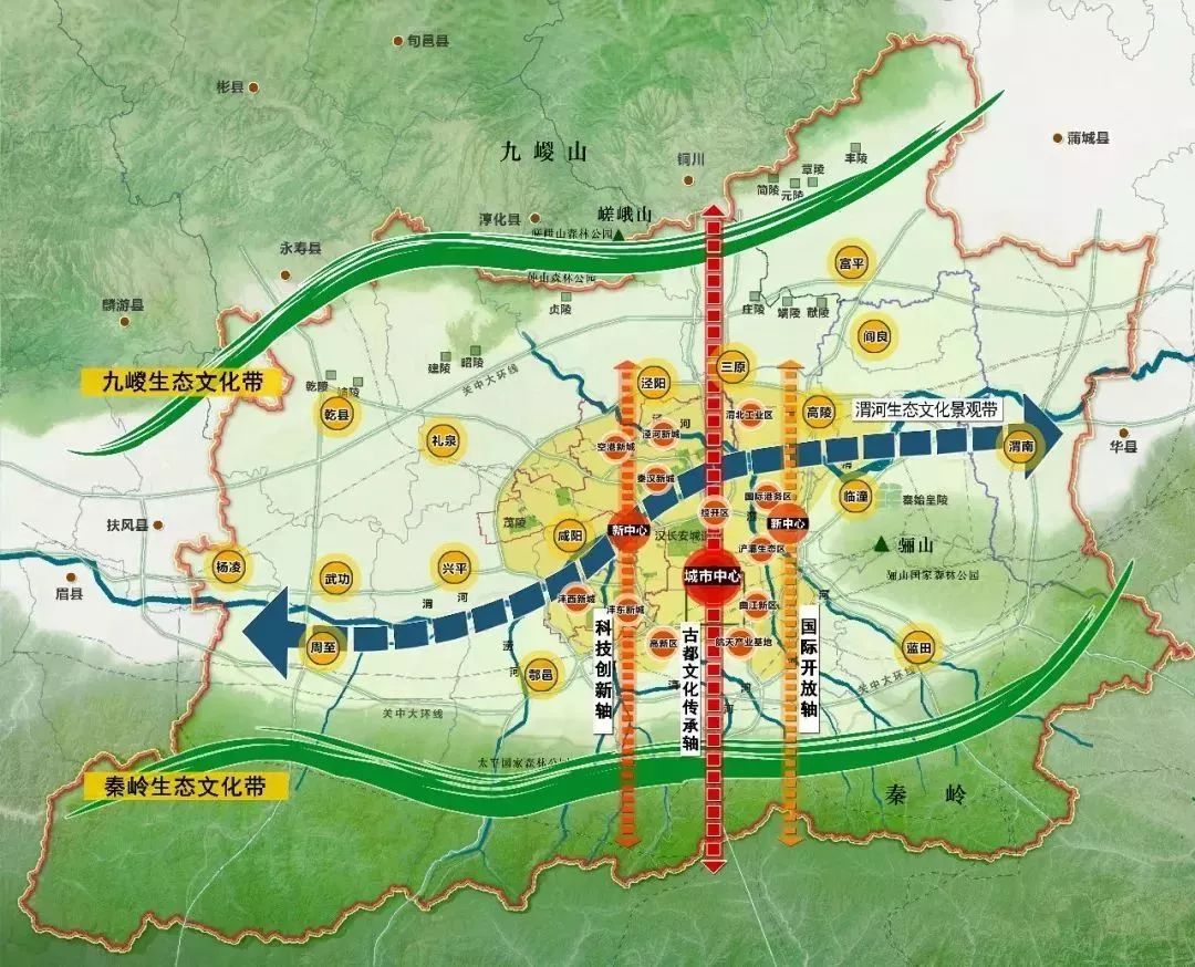 2017年初《大西安2050空间发展战略规划》出台并指出,未来大西安的