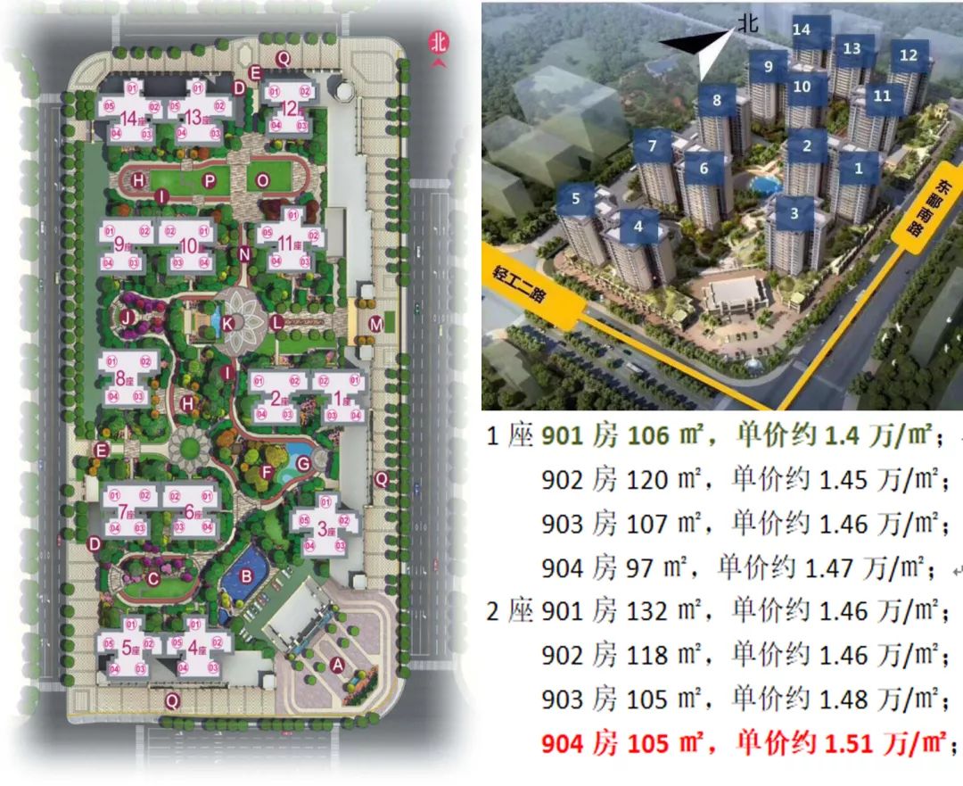 均价14500,花曼丽舍微升1千开盘快报